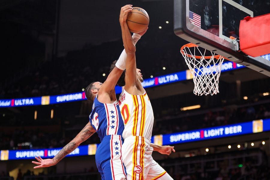 Led by Dyson Daniels' 25 points, Hawks take down Sixers 